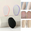 Nano Glass Manual Grinding Wool Implement Painless Without Skin Damage Washable Hair Removal Instrument(Matte Black)