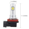 2 PCS  H8/H11 40W 800 LM 6000K 8 CREE LEDs Car Fog Lights, DC 12V(White Light)