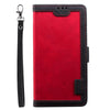 For Samsung Galaxy A36 Retro Splicing Horizontal Flip Leather Phone Case(Red)