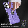 For Samsung Galaxy S24 Ultra 5G Ring Holder Armor Hybrid Phone Case(Purple)