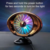 Car Vent Fan Multi-function USB Interface LED Lamp Portable Fan