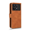 For Xiaomi Redmi K70 / K70 Pro Skin Feel Magnetic Flip Leather Phone Case(Brown)
