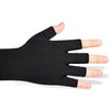Outdoor Bicycle Riding Fishing Gloves Thin Breathable Anti-UV Sports Ice Silk Gloves, Style: Men 2 Fingers Navy