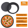 BM1075 Perforated Pizza Pan Kitchen Carbon Steel Non-stick Fruit Pie Mould Bakeware, Specification: 8 inches