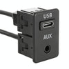 Car Universal Modified Type-C+AUX Interface Charging Use Extension Seat
