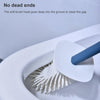 Household Toilet Brush Soft Bristle Wall-mounted Toilet Brush(Lotus Color)