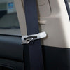 Universal Adjustable Car Seat Belt Buckle Plug Protective Cover Case(White)