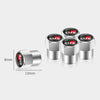 4pcs /Set For GR Metal Car Tire Valve Modification, Color: Red