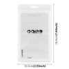 100 PCS Transparent PVC Not Waterproof Dry Packing Bag Case Fishing Kayak Beach Snowboard Pouch for Mobile Phones, Outer Size: 19cm x 11cm, Inner Size: 15.2cm x 9.3cm