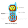 Children Intelligent Light Changing Face Phone Music Early Education Puzzle Simulation Phone, Random Color Delivery