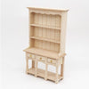 Dollhouse Furniture Miniature Study Room Decoration Wooden Bookcase Cabinet with Drawers(Prime Embryo)