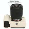 For Sony ILCE-7CM2 / A7C II / A7CR Litchi Texture Soft Silicone Protective Case(White)