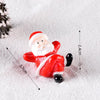 4pcs Christmas Micro Landscape Decorations Resin Craft Gifts Home Decoration Ornaments, Spec: Santa No. 10