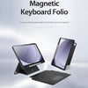 For Samsung Galaxy Tab A9+ DUX DUCIS DK Floating Magnetic Keyboard Leather Tablet Case(Black)