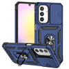 For Samsung Galaxy A26 5G Sliding Camshield Holder Phone Case(Blue)