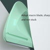 2 PCS/Box Small Triangular Eyebrow Trimmer(White + Green)
