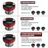 6-speed USB Plug-in Electric Cupping Massage Device(Red Wine)