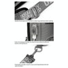 Ozuko 9283 Men Outdoor Anti-theft Chest Bag Rivet Messenger Bag with External USB Charging Port(Orange)