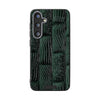 For Samsung Galaxy S24+ 5G ABEEL Beast Pattern 6D Micro-Embossed MagSafe Genuine Leather Phone Case(Green)