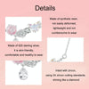S925 Sterling Silver Platinum Plated Fantasy Butterfly Flower Necklace(SCN521)