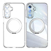 For Samsung Galaxy A16 5G 360 Holder MagSafe Acrylic Hybrid TPU Phone Case(Frosted White)