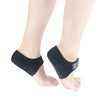 Heel Fatigue Shock Absorption And Warmth Gel Protective Cover, Size:L, Style:without Printing(Black)