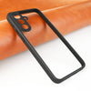 For Samsung Galaxy A36 5G Frosted TPU + Transparent PC Phone Case(Black)
