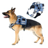 Dog Harness Backpack, L, Lake Blue - Control & Comfort