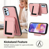 For Samsung Galaxy A32 5G CX01 Detachable Magsafe Magnetic Card Bag Phone Case(Pink)