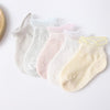5 Pairs / Set Baby Socks Mesh Thin Cotton Breathable Children Boat Socks, Toyan Socks: M 1-3 Years Old(Girl Crimp)