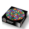 Round Shape Irregular Plane Puzzle Jigsaw Toy 1000 Pieces(Gemstone)