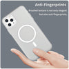 For iPhone 11 Pro Max MagSafe Frosted Translucent TPU + PC Full Coverage Phone Case(White)