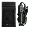 Digital Camera Battery Travel & Car Charger for Canon NB-10L(Black)