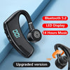 V9S Bluetooth Headset Noise Cancelling Headphones With LED Display(Black Single Ear)