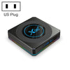 X96 X4 8K Smart TV BOX Android 11.0 Media Player with Remote Control, Amlogic S905X4 Quad Core ARM Cortex A55, RAM: 4GB, ROM: 64GB, Support 100M, Dual Band WiFi, Bluetooth, US Plug
