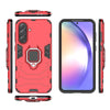 For Samsung Galaxy A56 5G / A36 5G PC + TPU Shockproof Protective Phone Case with Magnetic Ring Holder(Red)