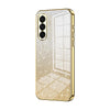 For Samsung Galaxy A36 Gradient Glitter Powder Electroplated Phone Case(Gold)