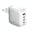 LDNIO Q408 100W GaN USB+3 USB-C / Type-C Interface Charger with 1m 100W USB-C / Type-C to USB-C / Type-C Data Cable, Plug Type:EU Plug(White)