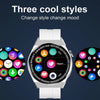 GT3Pro 1.28-Inch Health Monitoring Bluetooth Call Smart Watch With NFC, Color: Silver Three-bead Steel