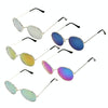 Oval Retro UV400 UV Protection Metal Frame AC Lens Sunglasses