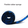 Camouflage Bicycle Curved Handlebar Straps(Pure Black)
