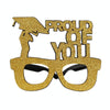 3 PCS Graduation Season Photo Props School Party Funny Glasses, Shape: G Model