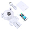 5W Astronaut Starry Sky Projection Lamp USB Night Light (White)