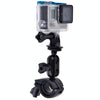 360 Degrees Rotation Bicycle Motorcycle Holder Handlebar Mount with Screw & Tripod Adapter for PULUZ Action Sports Cameras Jaws Flex Clamp Mount for GoPro, Insta360, DJI and Other Action Cameras