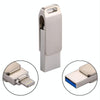 RQW-10G 2 in 1 USB 2.0 & 8 Pin 16GB Flash Drive, for iPhone & iPad & iPod & Most Android Smartphones & PC Computer