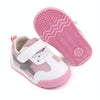 D2678 Autumn Baby Shoes Super Skin Children Sport White Shoees, Size: 20(Pink)
