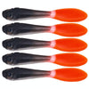 7cm 5pcs /Pack HENGJIA SO177 Dual Color Imitation Fishing Lure Freshwater Soft Dummy Bait(Color 4)