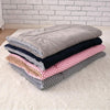 Double Sided Dog Blanket, Grey, Large 90x70cm, Washable, All Seasons