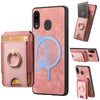For Samsung Galaxy A30 / A20 / M10s Retro Splitable Magnetic Stand Card Bag Leather Phone Case(Pink)