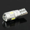T10 2W White 130LM 6 LED SMD 5730 Backup Reverse Light Turn Signal Bulb for Vehicles, DC 12V